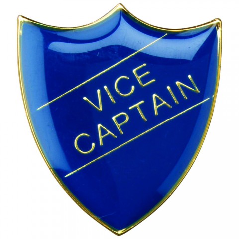 SCHOOL SHIELD BADGE (VICE CAPTAIN) - 1.25in