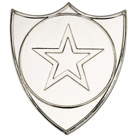 SHIELD BADGE (1in CENTRE) - GOLD - 1.5in